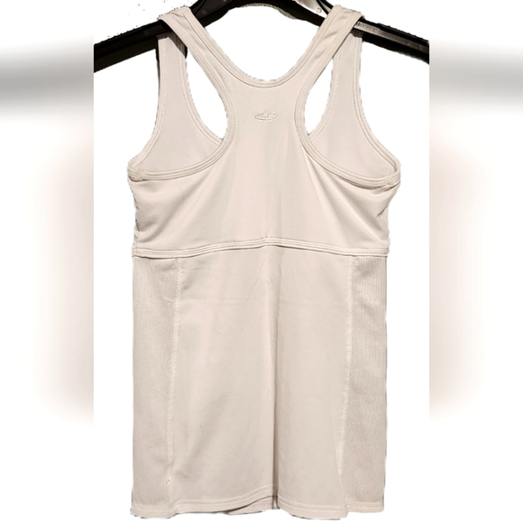 Champion Fitted White Tank w/Built in Shelf Bra - Picture 2 of 9